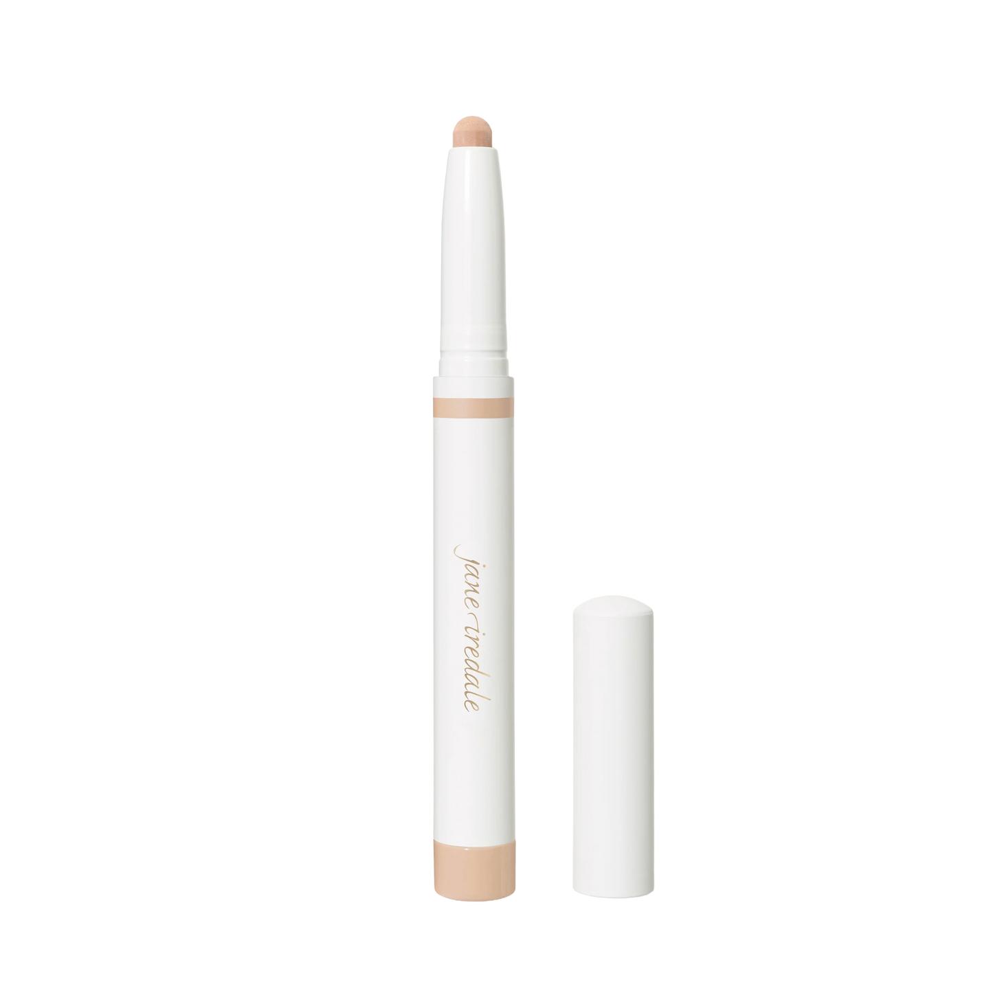 Jane Iredale ColorLuxe Eye Shadow Stick cream-to-powder eye color with built-in sharpener, matte and pearl shades, long wearing, smooth glide