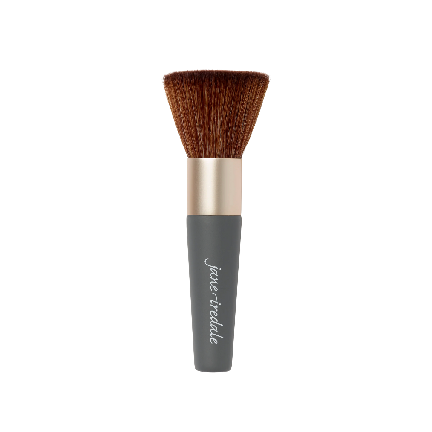 Jane Iredale The Handi Brush with flat top and short handle for even powder application and blending