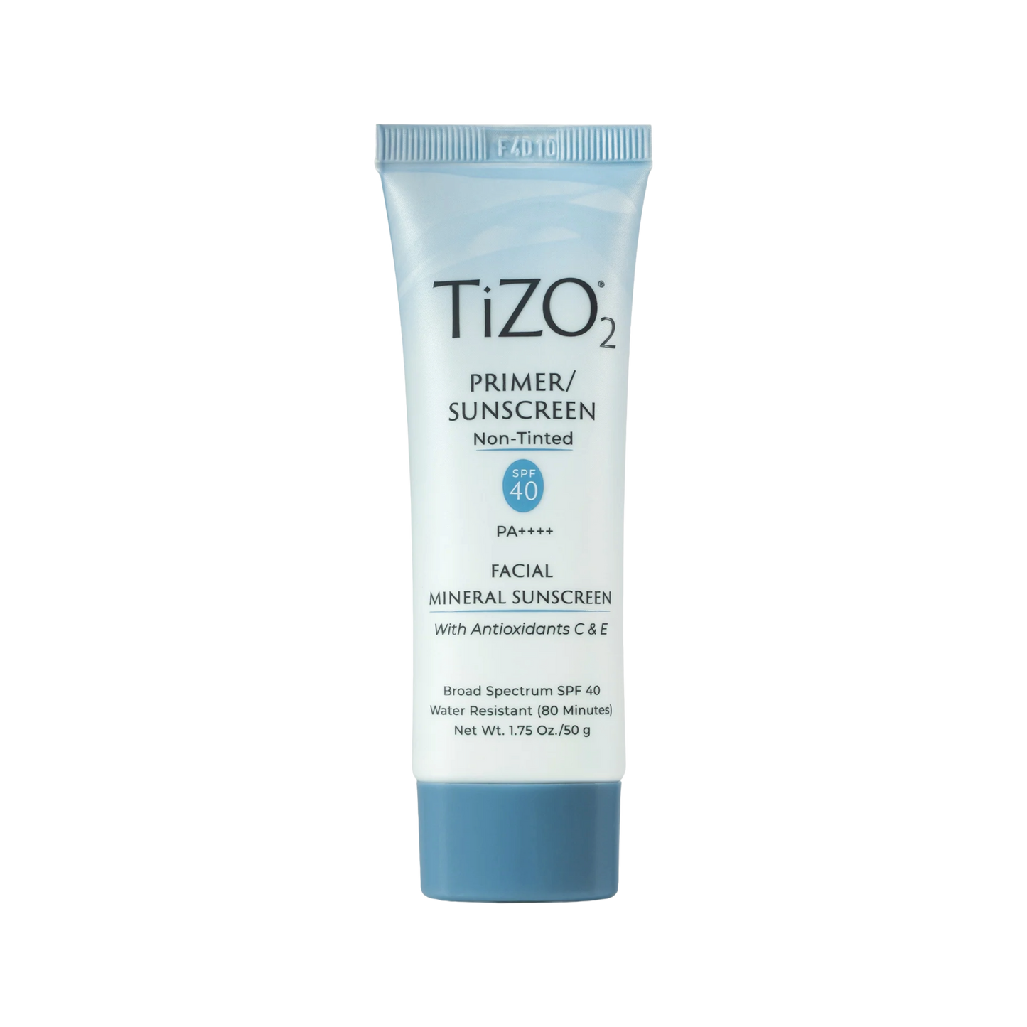 TIZO2 Facial Primer Non-Tinted – mineral sunscreen with matte finish, suitable for sensitive skin, doubles as makeup primer.