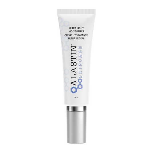 Bottle of Alastin Ultra Light Moisturizer with TriHex Technology™ for lightweight hydration