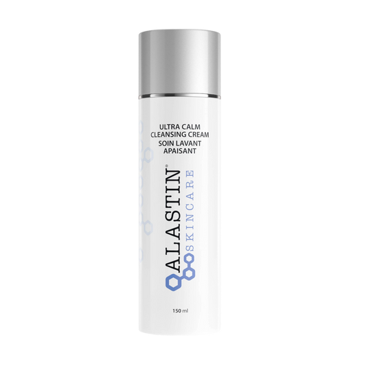 Bottle of Alastin Ultra Calm Cleansing Cream for gentle, nourishing face cleansing