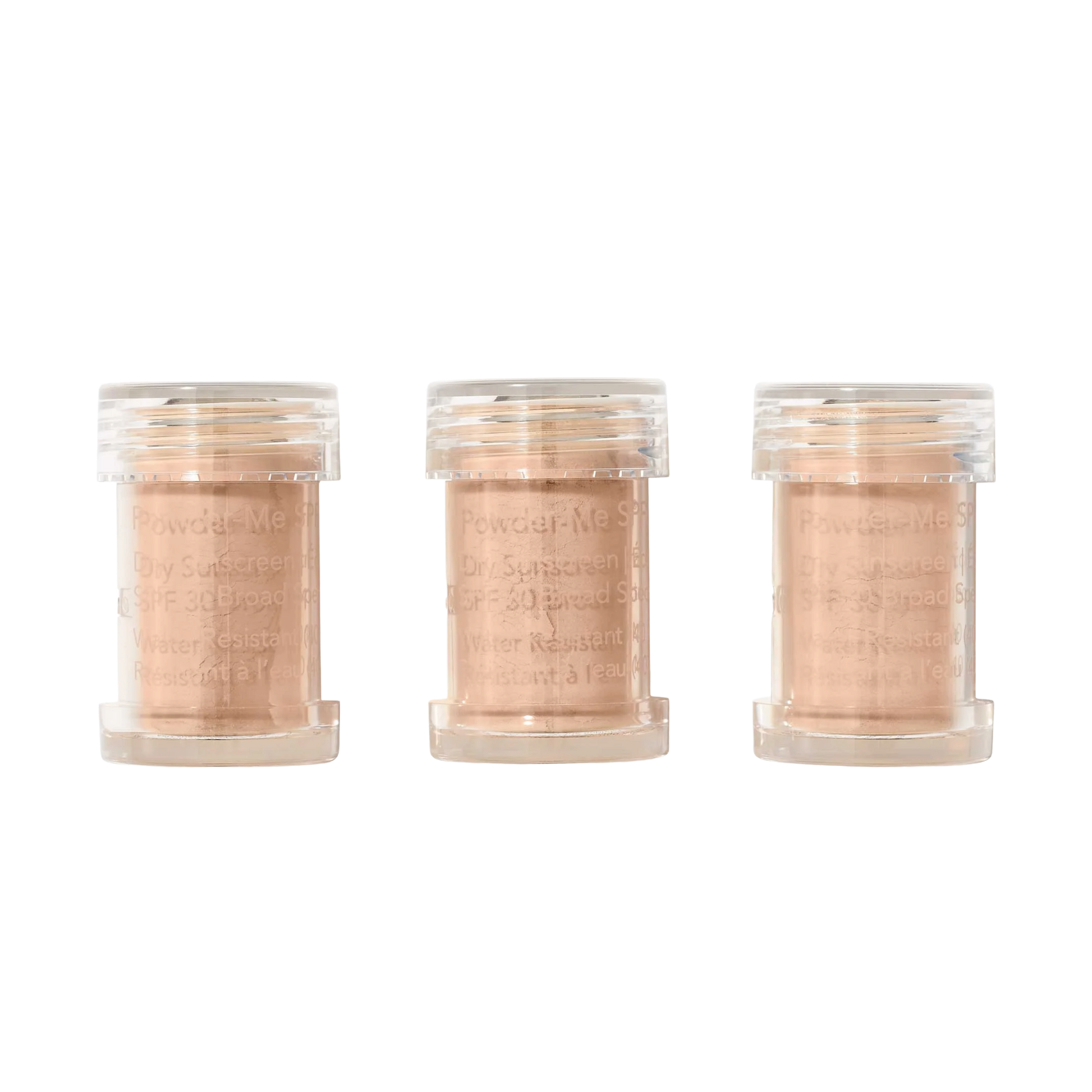 Jane Iredale Powder-Me SPF® 30 Dry Sunscreen Refill – 3 recyclable SPF canisters for brush, safe for face, body, and scalp