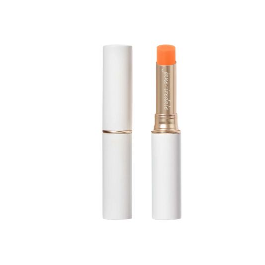 Jane Iredale Just Kissed Lip and Cheek Stain with pH-activated formula for custom, long-lasting color and hydration