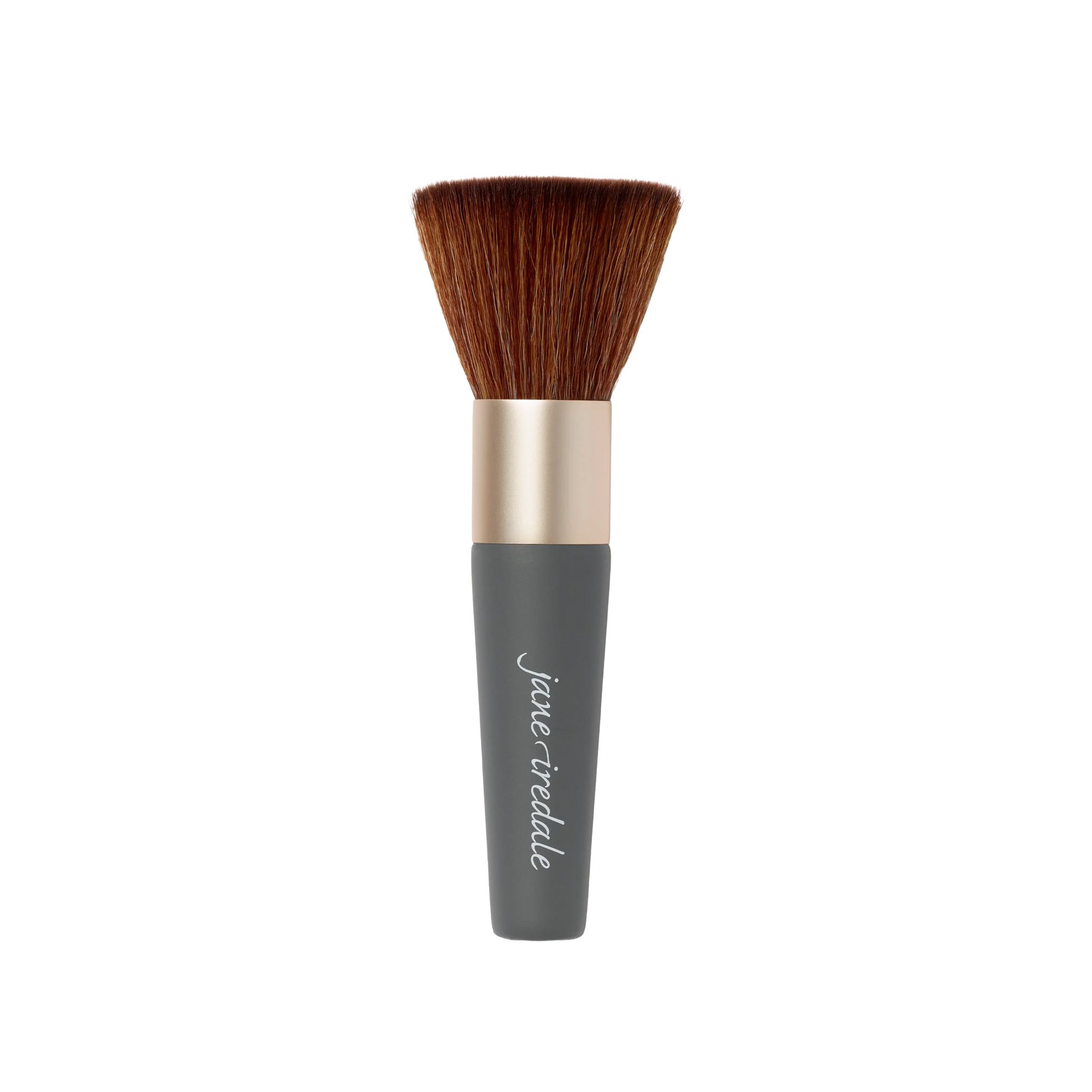 Jane Iredale The Handi Brush with flat top and short handle for even powder application and blending