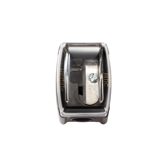 Jane Iredale pencil sharpener with stainless steel blade for eye and lip pencils